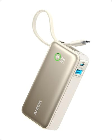 Anker 30W PD 10000mAh Power Bank with Built-in Cable