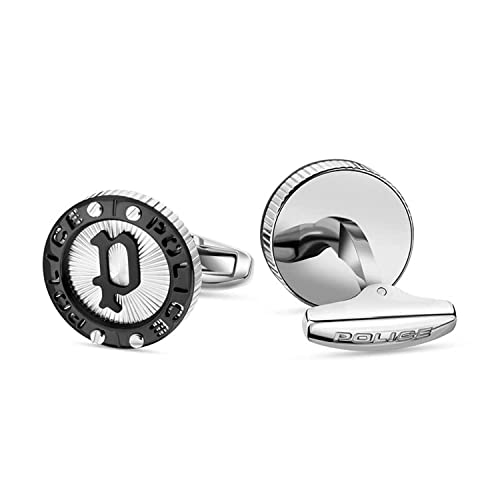 Police Stainless Steel Cufflinks for Men