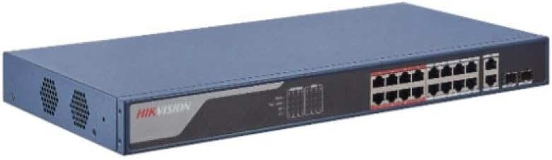 Hikvision 16 Port 100Mbps POE Managed Smart Switch DS-3E1318P-EI - 301802304