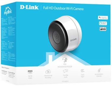 D-link DCS 8600LH Full HD Outdoor Wi-Fi Camera Fixed - Black/White