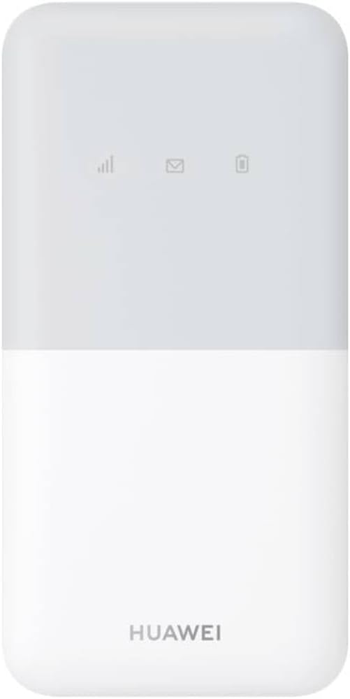 Huawei 2024 E5586 4G LTE Cat4 195Mbps WiFi N300Mbps Router with SIM Portable Rechargeable Battery Easy Setup Connect 16 Devices Regular Security Updates