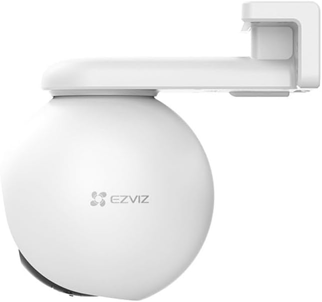 EZVIZ C8PF Full HD WiFi Surveillance Camera with Dual Lenses and Pan and Tilt Function - 360° Coverage, MicroSD Card Slot, Smart Night Vision, Black, (CS-C8PF-A0-6E22WFR)