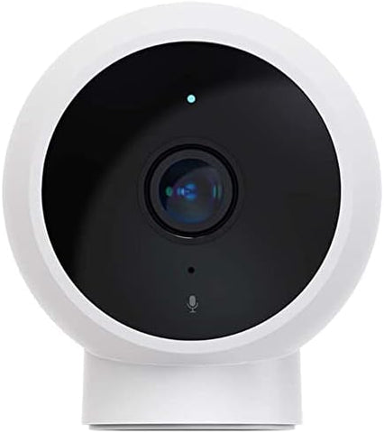 Xiaomi Mi Home Security Camera 2K - Magnetic Mount| 180° Rotating Magnetic Mount |Infrared Night Vision | Two-Way Voice Calls | Motion Detection- White, Mjsxj03Hl