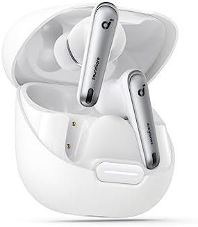 Soundcore Wireless Noise Cancelling Earbuds, White, Small, A3947