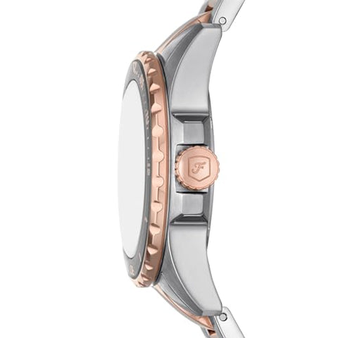 Fossil Women's Dive-Inspired Sports Watch with Stainless Steel, Ceramic, or Silicone Band