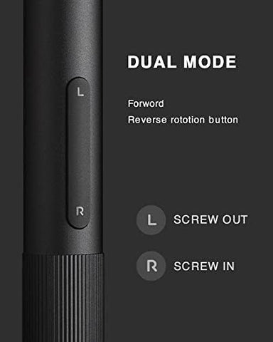 Xiaomi | Electric Precision Screwdriver | 2 Speed Adjustable Torque | 24 Screwdriving Bit - Magnetic Container | 170rpm Powerful Motor Speed | 350mAh Battery | for Laptops, Mobiles | S2 Steel | Grey