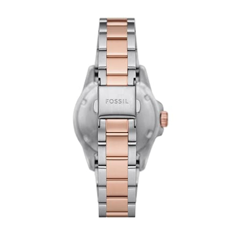 Fossil Women's Dive-Inspired Sports Watch with Stainless Steel, Ceramic, or Silicone Band