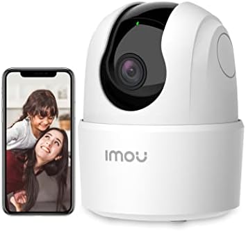 Imou 1080P Security Camera Surveillance Camera Indoor, 360° Wi-Fi Camera for Home Smart with Human Detection Motion Tracking Two-Way Audio IR Night Vision Privacy Mode for Baby Pet (Ranger 2C 2MP)