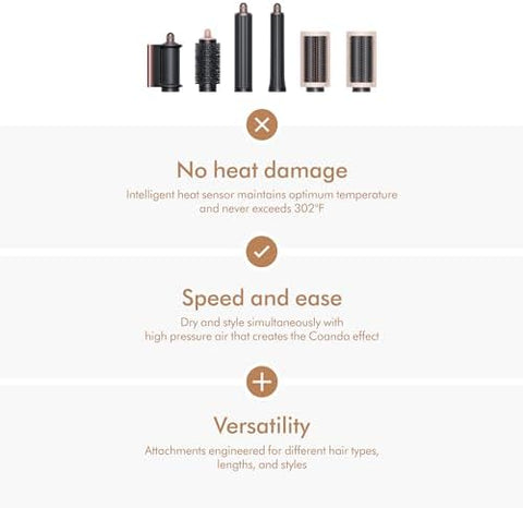 Dyson Airwrap Multi Styler Complete Long HS05 (Ceramic Pink/Rose Gold) - Hair Styler - Limited Edition