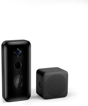 Xiaomi Smart Doorbell 3 Large field of view, 5200Mah Battery 4.8 months long battery life, 2K ultra-clear resolution