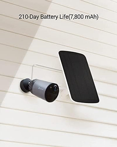 EZVIZ BC1C 2MP KIT Security Camera Outdoor Wireless, Large Rechargable Battery, Free 32 GB Local Storage, PIR Motion Detection, Two-way Talk, Colour Night Vision, Waterproof, H.265(BC1C 2MP KIT)