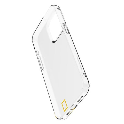 National Geographic Crystal Slim Fit Case Cover for iPhone 15 Pro Max Military Grade Drop Protection,Anti-yellowing Clear Case,Suitable for Any Color iPhone,Slim,Full Protection Case - Transparent