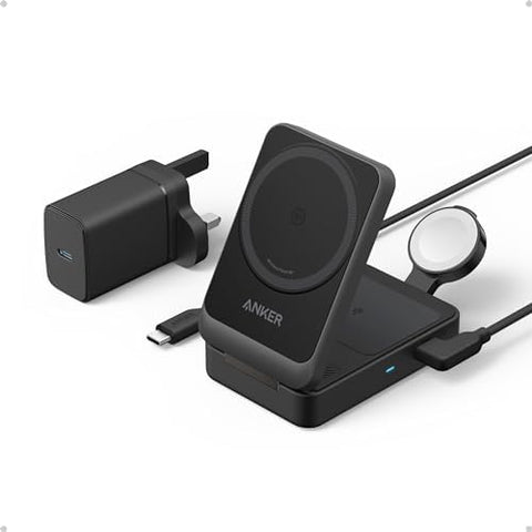 Anker MagGo 3-in-1 Wireless Charging Station