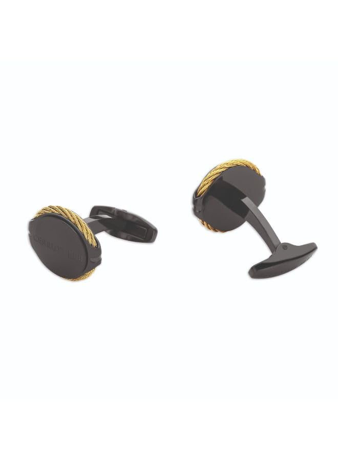 Cerruti 1881 Kabil Cable Cufflinks For Men