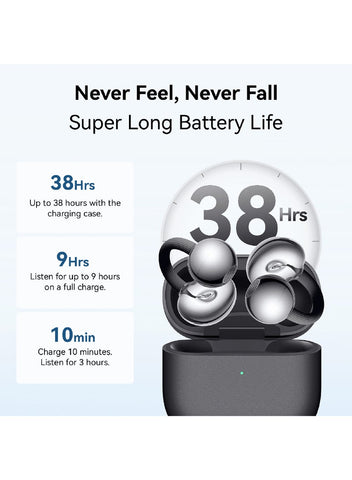 HUAWEI FreeClip 2 Wireless Earphones, Bluetooth Earbuds, Airy C-bridge Design, Adaptive Open-ear Listening, Crystal-clear Calls, 38 Hours Long Battery Life, Compatible with iOS & Android, IP57, Blue | Best Price UAE | Dubai, Abu Dhabi