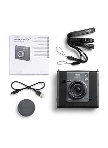 FUJIFILM Instax WIDE Evo Hybrid Instant Camera, Black | Best Price UAE | Dubai, Abu Dhabi