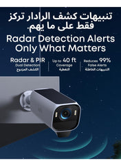 eufy Security eufyCam S3 Pro 2-Cam Kit Solar Security Camera Outdoor Wireless with Solar Panel, Colour Night Vision, 4K, Forever Power 2.0, Face Recognition AI, Expandable Local Storage No Monthly Fee
