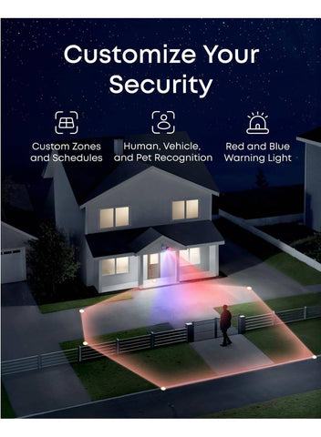 Eufy NVR Security System E40, 4K UHD, 4 Security Cameras, 122° Wide-Angle, Starlight Color Night Vision, AI-Powered Video Finder, IP67 Waterproof, Two-Way Talk, 2TB HDD Included | E8P00322