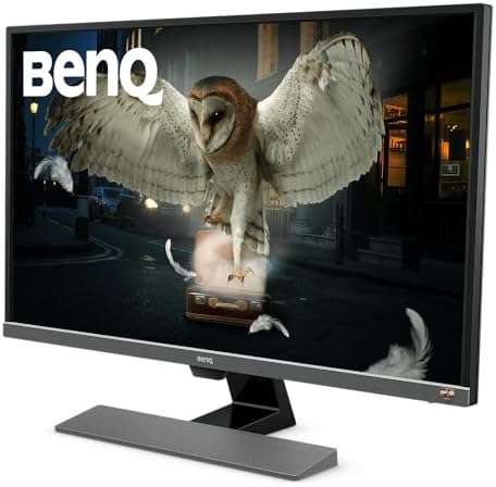 BenQ EW3270U 32" 4K HDR Monitor, 10 Bit, Brightness Intelligence Plus, Eye Care, USB Type-C, HDMI