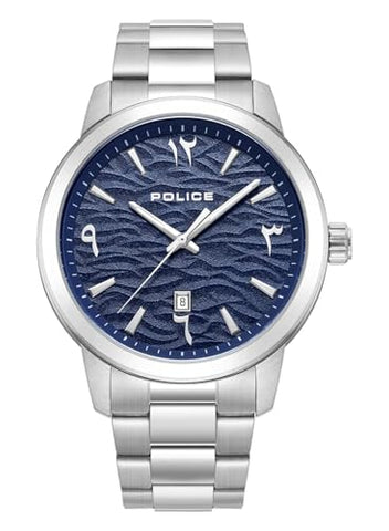 Police Raho Analog Quartz Mens Watch With Stainless Steel Bracelet - 44mm