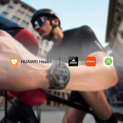 HUAWEI WATCH GT 3 Pro Smartwatch - Fitness Tracker and Health Monitor with Heart Rate, ECG & Blood Oxygen Monitoring - Long Lasting Battery Up to 2 Weeks - Sapphire Watch Dial - Bluetooth - 46" Black