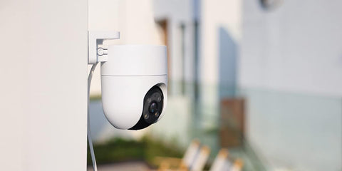 EZVIZ H8C Security Camera, 1080p Outdoor WiFi Camera with Active Defense, AI Human Motion Detection with Auto Tracking, 360掳 Color Night Vision, Two Way Talk, Weatherproof, Works with Amazon Alexa