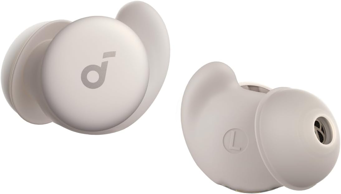 soundcore Sleep A20 by Anker Sleep Earbuds, Noise Blocking Sleep Headphones, Small Design for Side Sleepers, 80H Playtime, Stream Content via Bluetooth 5.3, Sleep Monitor, Personal Alarm