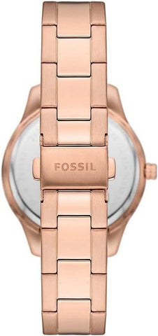 Fossil Women's Stella Three-Hand Date, Stainless Steel Watch with a 37mm case size