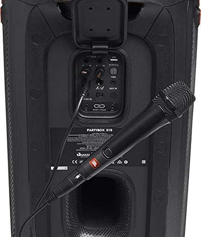 JBL Partybox Ultimate Massive party speaker with powerful sound, multi-dimensional lightshow, and splashproof design.