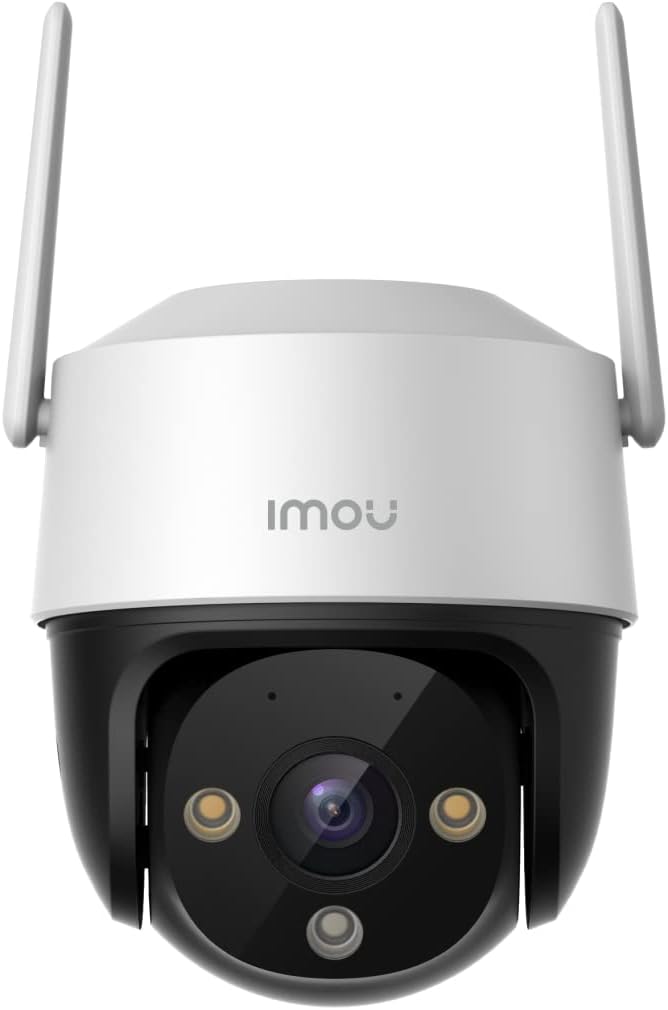 Imou 1080P Security Camera Surveillance Camera Outdoor, 360° Wi-Fi Camera for Home Smart with Human Detection Motion Tracking Two-Way Talk 30m IR Color Night Vision IP66 Water Proof Siren(Cruiser SE+)