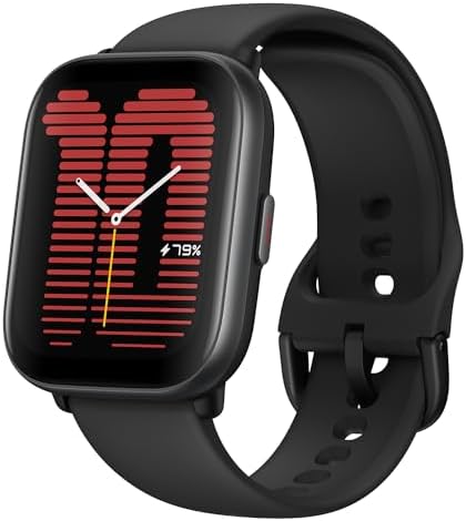 Amazfit Active All-in-One Smartwatch for Fitness and Lifestyle, Versatile with Long Battery Life