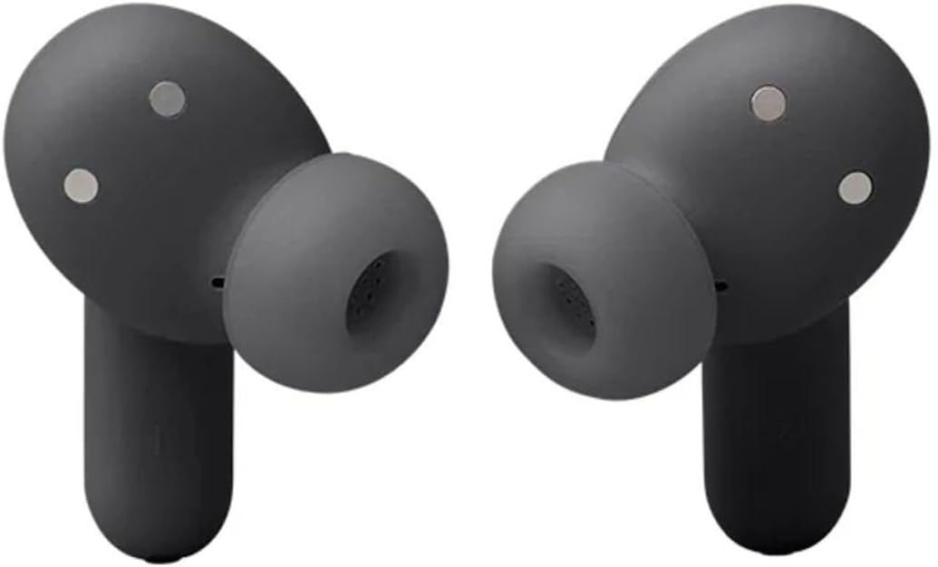 JBL Live Beam 3 True wireless noise-cancelling earbuds with stick-closed design and Smart Charging Case, JBLLIVEBEAM3BLK, Black