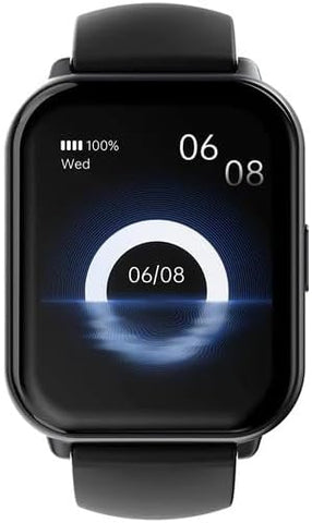 HiFuture Future Zone2 Bluetooth Calling Smart Watch, Black