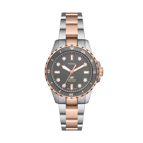 Fossil Women's Dive-Inspired Sports Watch with Stainless Steel, Ceramic, or Silicone Band