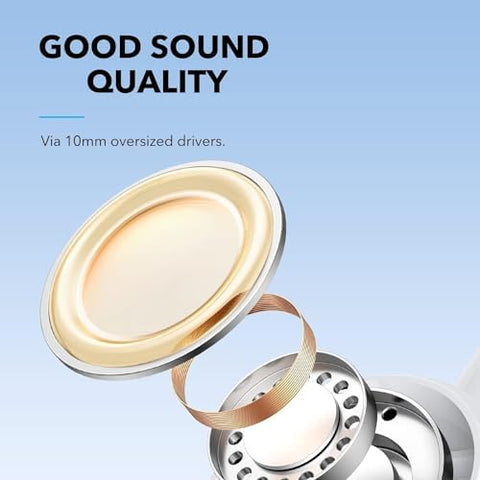 Soundcore by Anker Life P2i TWS, AI-Enhanced Calls, 2 EQ Modes, 28H Playtime with Fast Charging, Bluetooth 5.2, Easy-Pairing, Button Control+18 Months Local warranty, Wireless