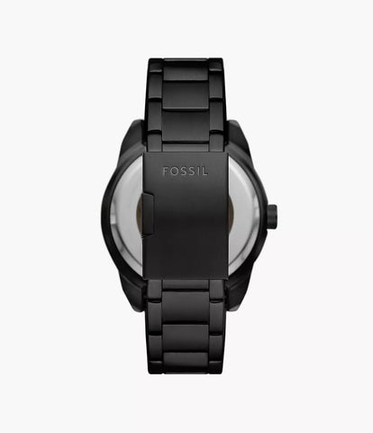 Fossil Bronson Automatic Black Stainless Steel Watch - ME3256