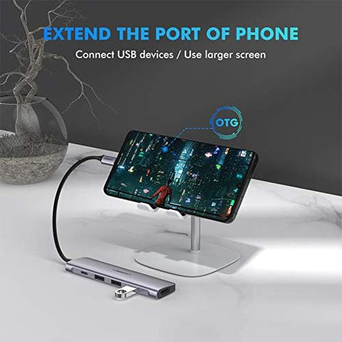 UGREEN Usb C Hub Usb Type C 3.1 Adapter With 4K Hdmi 3 Usb 3.0 100W Usb C Pd Charge Port For Samsung Galaxy S9 Macbook Pro 2018 Matebook X Pro Dell Xps 15 13 Hp Spectre Envy Lenovo Yoga 720