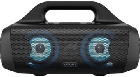 Anker Soundcore Select Pro, Outdoor Bluetooth Speaker with BassUp Technology, IPX7 Waterproof, 16H Playtime, App, LED Lights, Built-in Handle, Portable Bluetooth Speaker for Outdoors, Camping