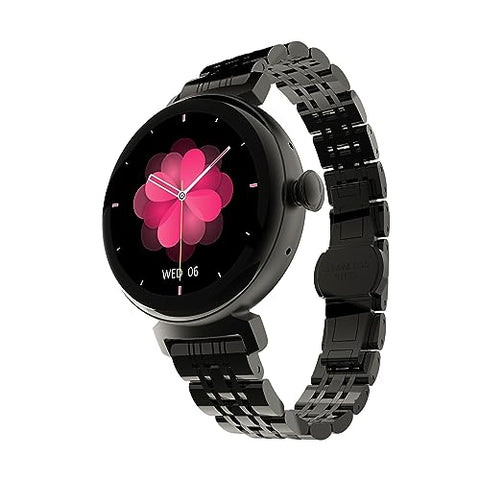 HiFuture Future Aura Bluetooth Calling Smart Watch for Women, Black, One Size