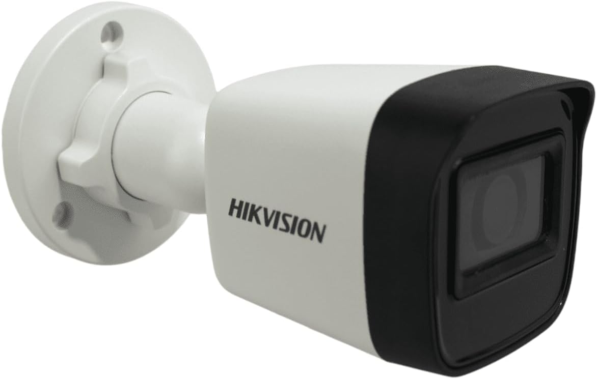 Hikvision Analog Camera 2MP Bullet Network, 1080P, 2.8mm Lens, White - DS-2CD1021G0-I