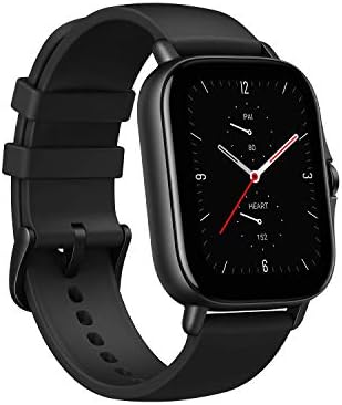 Amazfit Smart Watch for Men Woemen Android iPhone, Amazfit GTS 2e, Black