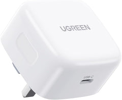 UGREEN PD 30W iPhone 16 Pro Charger USB-C Power Adapter Fast Charging Type C Wall Plug Charger Compatible for iPhone 16 Pro Max/15, iPad, Samsung S25U/S24U, Xiaomi Redmi Note 14/13/12, POCO X7 etc