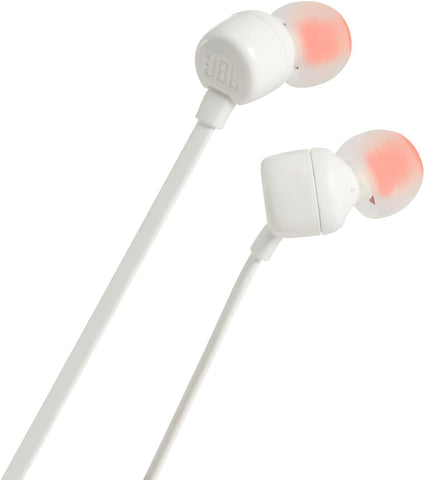 JBL Tune 110 JBLT110RED Wired In-Ear Headphones with Mic, Red