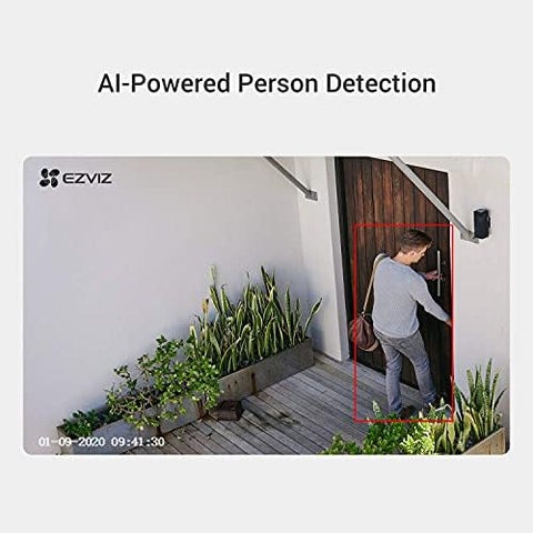 EZVIZ C3W Pro Smart Security Camera, Outdoor WiFi Camera 4MP with Color Night Vision, Two-Way Talk, Customizable Voice Alerts, IP67 Dust and Water Protection, Easy Installation, Works with Alexa