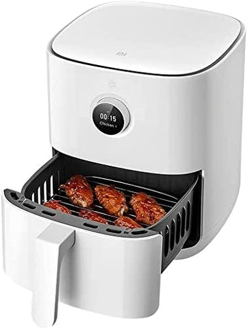 Xiaomi Mi Smart Air Fryer 3.5L – 100+ In-App Recipes, Automatic Heat And Time Control, 24H Timer, Multiple Modes Fry Ferment Bake Defrost [Official Uk] White, Bhr4857Hk