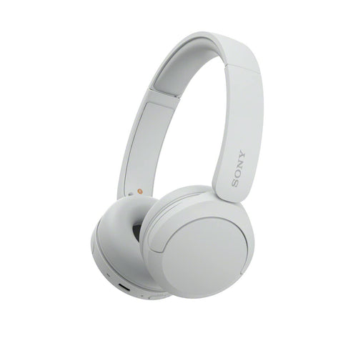 Sony WH-CH520 Wireless Headphones, 50 hours battery life, Clearer hands-free calling, Multipoint Connection, On-ear style, Cream, UAE Version - 1-Year warranty