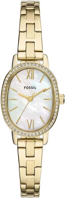 FOSSIL BQ3976 Bannon Three Hand Date Wrist Watch for Men, 45 mm Case Diameter, Silver/Green