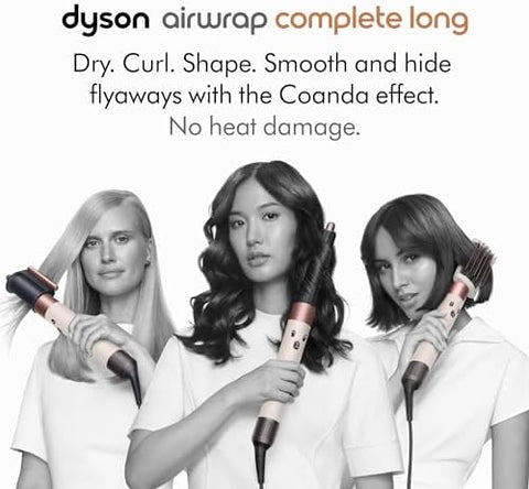 Dyson Airwrap Multi Styler Complete Long HS05 (Ceramic Pink/Rose Gold) - Hair Styler - Limited Edition