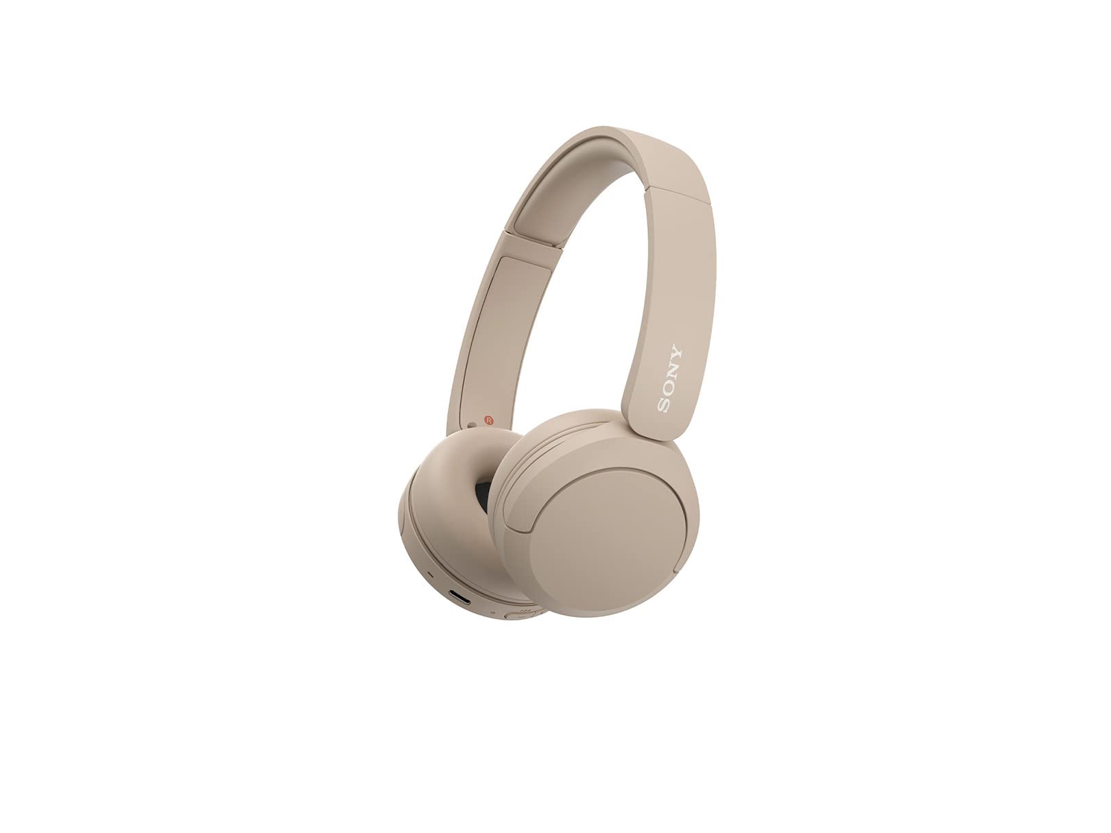Sony WH-CH520 Wireless Headphones, 50 hours battery life, Clearer hands-free calling, Multipoint Connection, On-ear style, Cream, UAE Version - 1-Year warranty