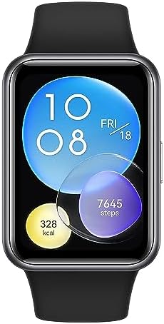 HUAWEI Watch Fit 2 Smartwatch, 1.74-Inch Huawei Fullview Display, Bluetooth Calling, Healthy Living Management, Durable Battery Life, Quick-Workout Animations, Automatic Spo2 Monitor, Midnight Black